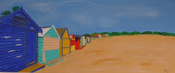 Strandhauser Andrea Langer Malerei